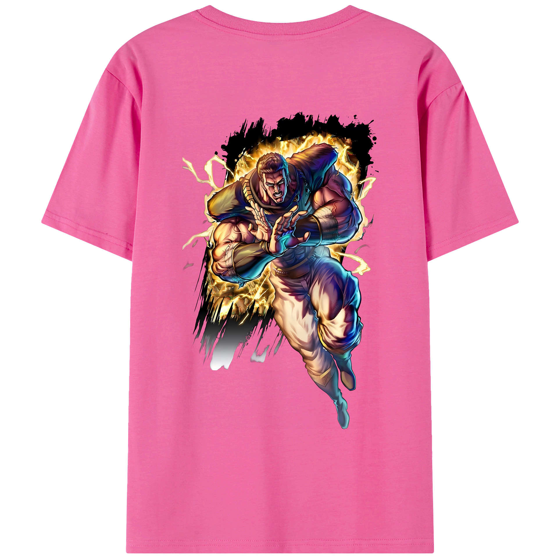 （画像用） 北斗の拳 Fist of the North Star レディース半袖Tシャツ(バックプリント)